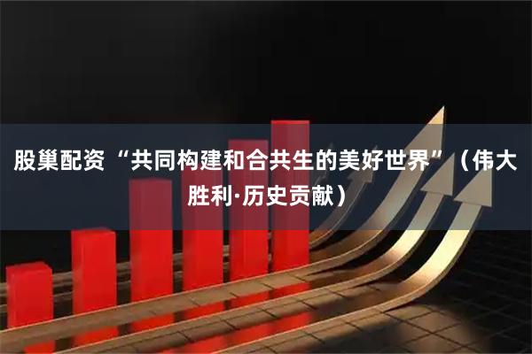 股巢配资 “共同构建和合共生的美好世界”（伟大胜利·历史贡献）