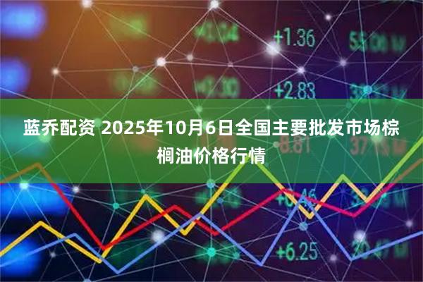 蓝乔配资 2025年10月6日全国主要批发市场棕榈油价格行情